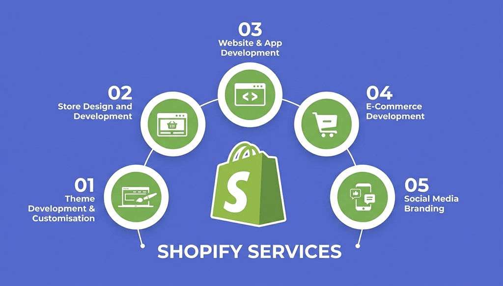 Shopify store design and development services USA UI UX ecommerce website